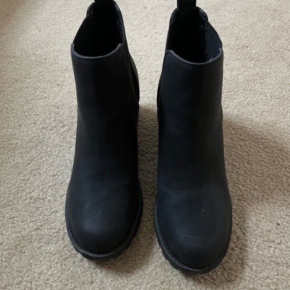 Dirty Laundry Lisbon Black High Heel Ankle Booties 7.5 - Picture 7 of 9